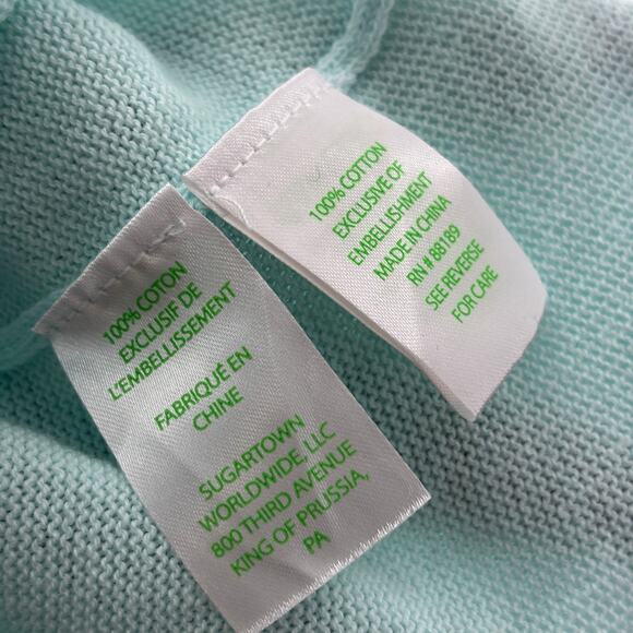 Lilly Pulitzer Whisper Blue Caralynn Sequin Pineapple Sweater - Picture 11 of 12